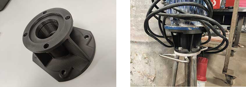 Impresión en 3D en Castellón 2 cono bomba esmalte