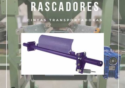 Rascadores en cintas transportadoras